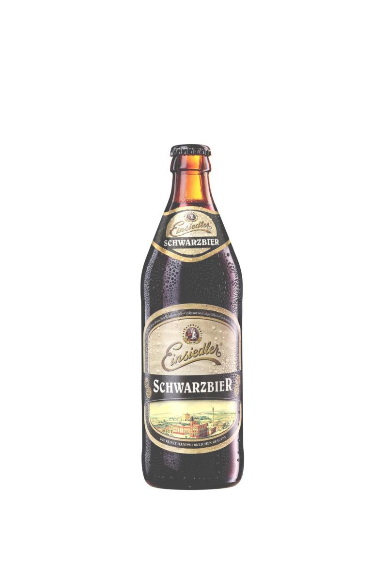 Пиво Einsiedler Schwarzbier, тёмное, лагер, Германия | Купить Пиво  Айнзидлер Шварцбир, темное, 0.5л в Санкт-Петербурге