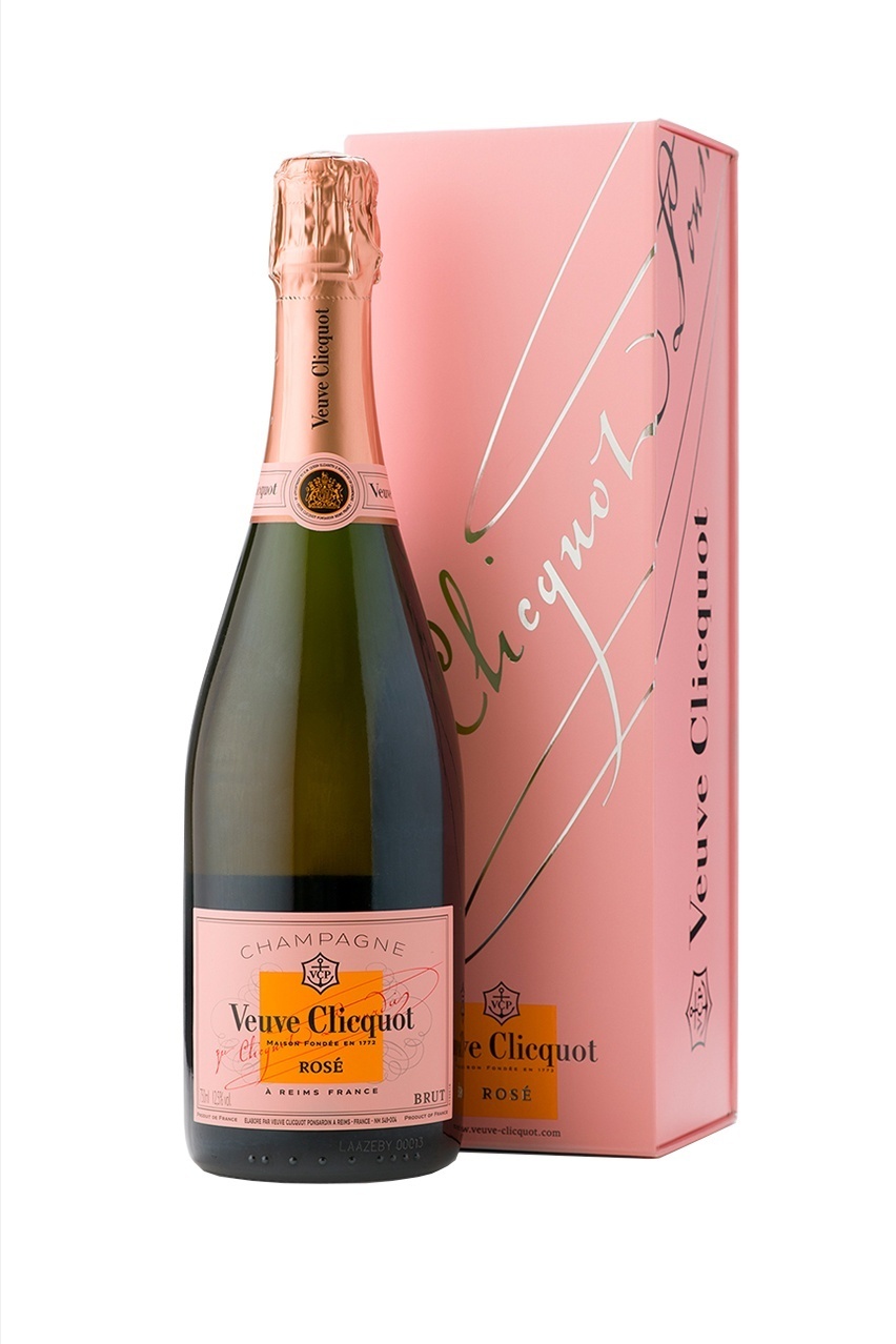 Шампанское Вдова Клико Понсардин, в подарочной упаковке, розовое, брют, 0.75л