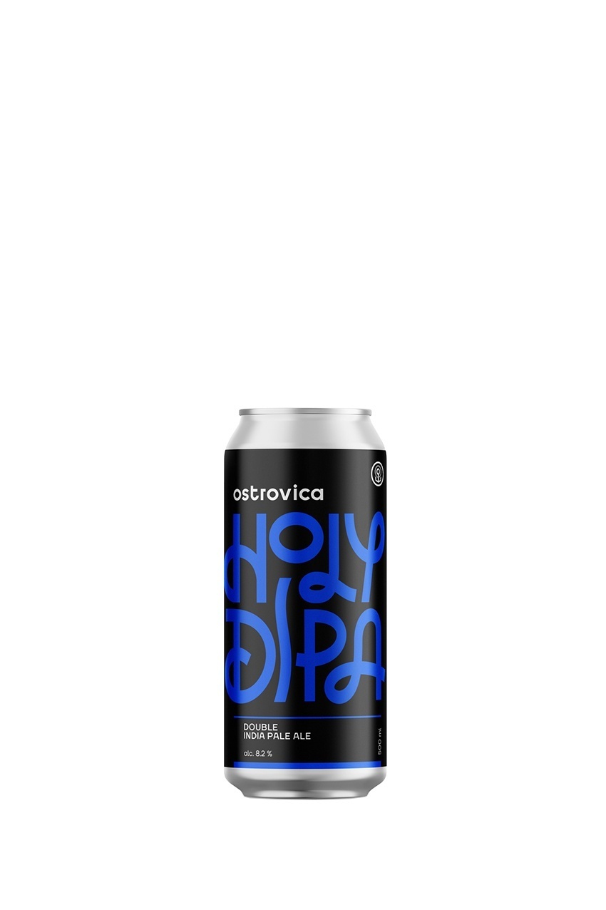 Пиво Островица Холи ДИПА, светлое, нефильтрованное, 0.5л