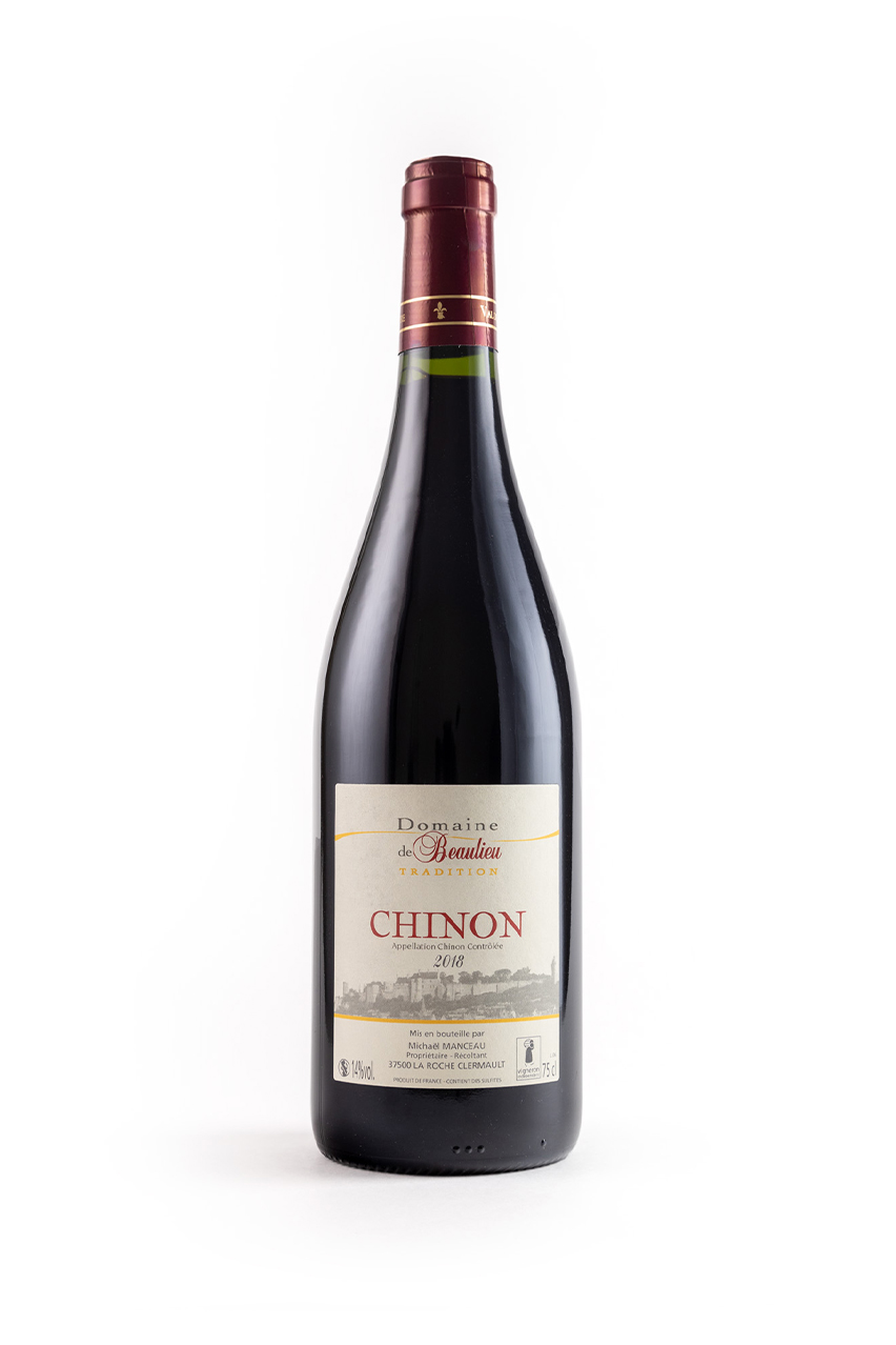 Вино Chinon Cuvee Tradition Domaine de Beaulieu, Франция, Долина Луары,  0.75 | Купить Вино Шинон Кюве Традисьон Домен де Болье, AOP, красное,  сухое, 0.75л в Санкт-Петербурге - цена, отзывы, рейтинг | JOIA wine store