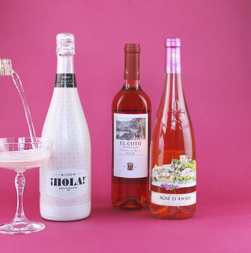 Набор «Розовое вино»