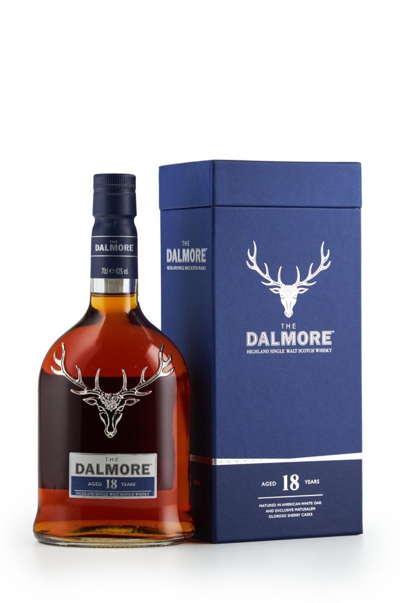Виски Далмор 18 лет выдержки, в подарочной упаковке, 0.7л