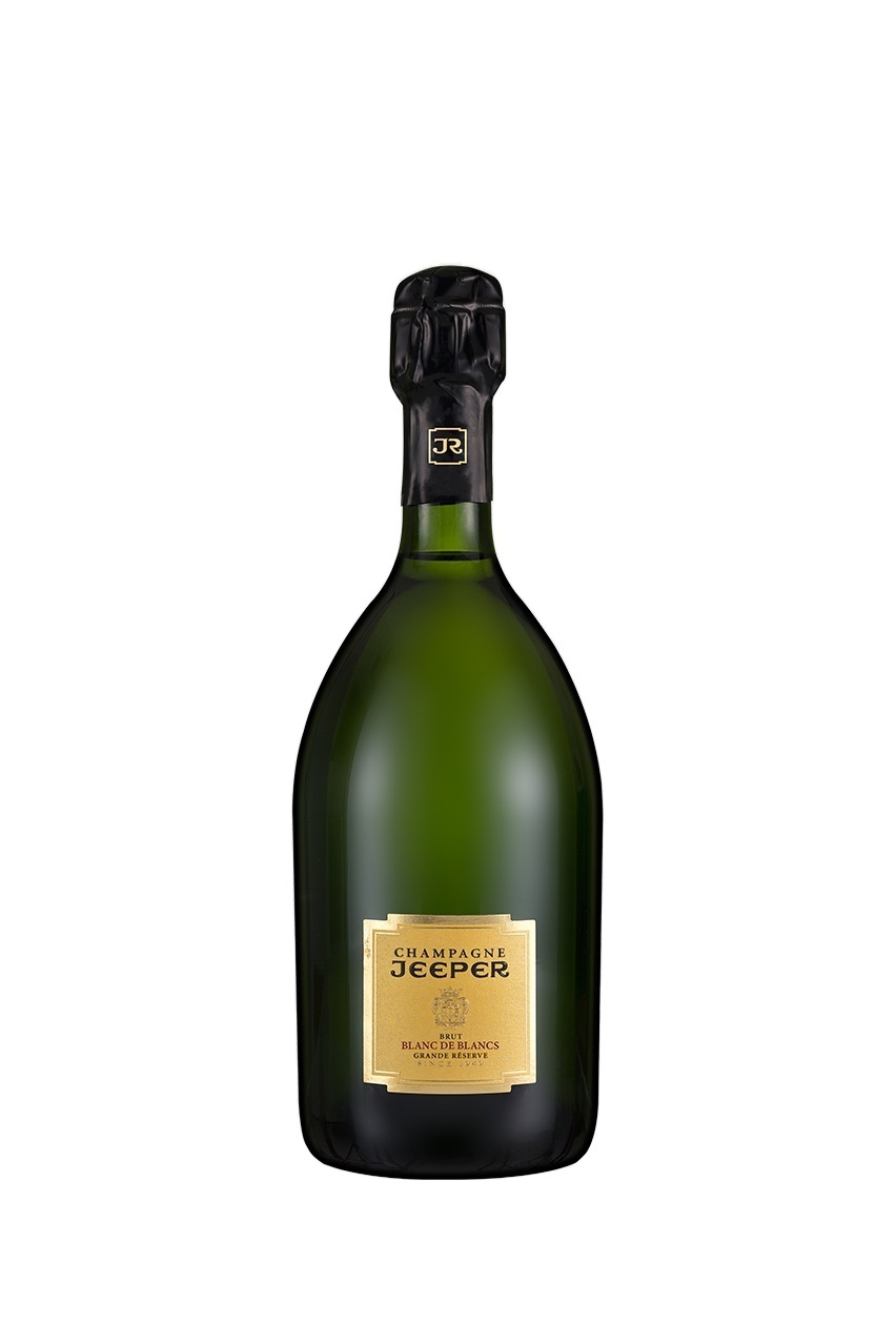 Шампанское Джипер Гранд Резерв Блан де Блан, белое, брют, 0.75л