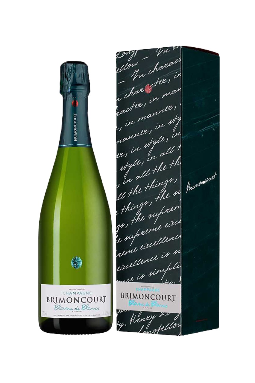 Шампанское Бримонкур Блан Де Блан, AOC, белое, экстра брют, 0.75л