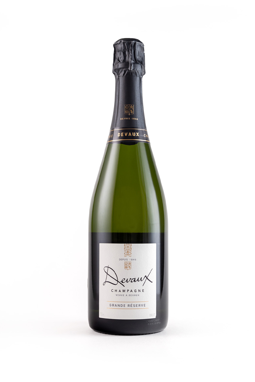 Шампанское Devaux Grande Reserve Brut Champagne AOC, белое брют, Франция,  Шампань | Купить Шампанское Дево Гранд Резерв, белое, брют, 0.75л в Санкт- Петербурге