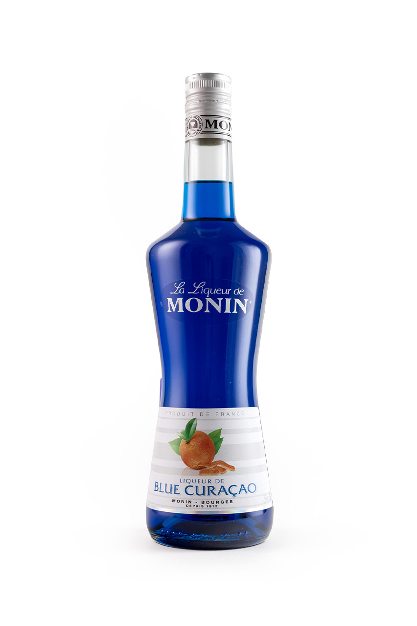 Ликер Монин Блю Кюрасао, 0.7л купить (Monin Blue Curacao)