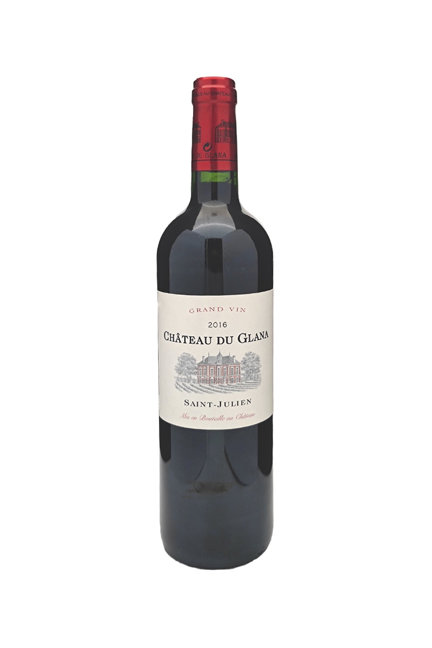Вино Шато Дю Глана Сен-Жюльен 2016, красное, сухое, 0.75л