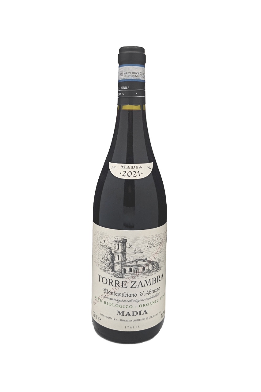 Вино Торре Замбра Мадиа Монтепульчано д'Абруццо, красное, сухое, 0.75л