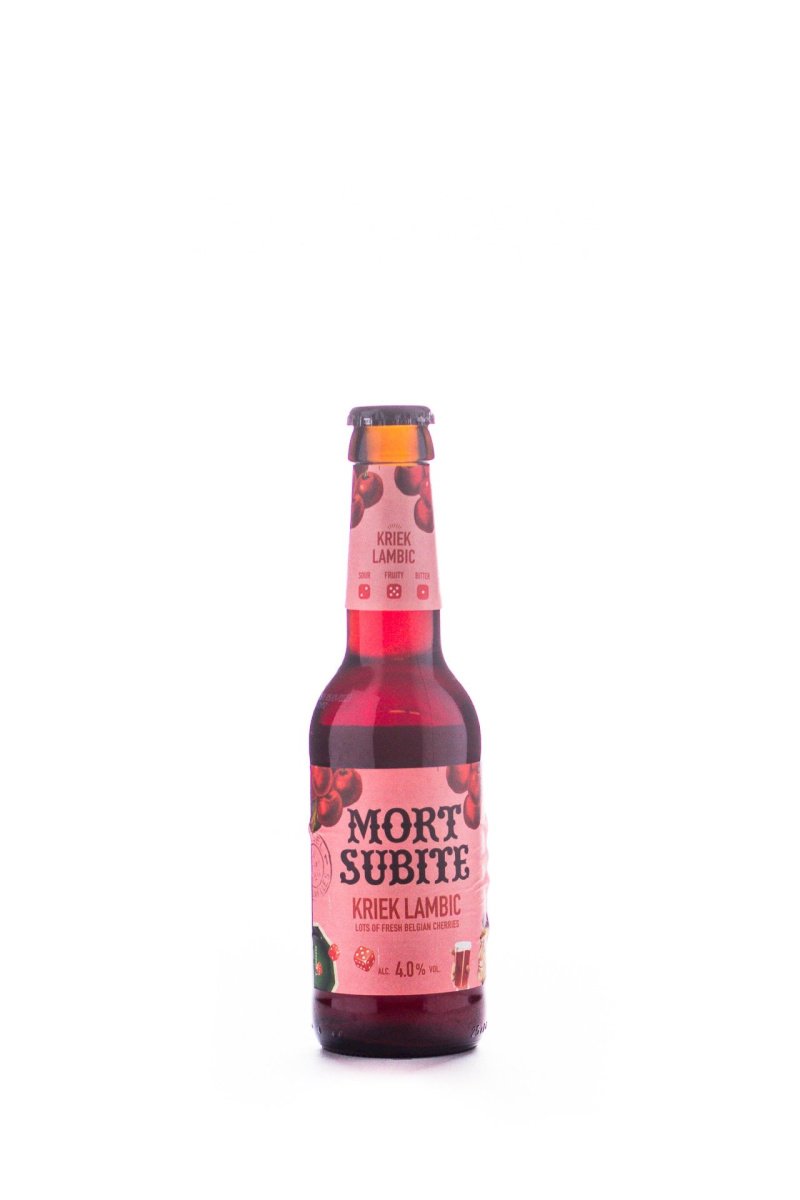 Пиво Mort Subite Kriek Lambic, полутёмное, эль, Бельгия | Купить Пиво Морт  Субит Крик Ламбик, полутемное, фильтрованное, 0.25л в Санкт-Петербурге