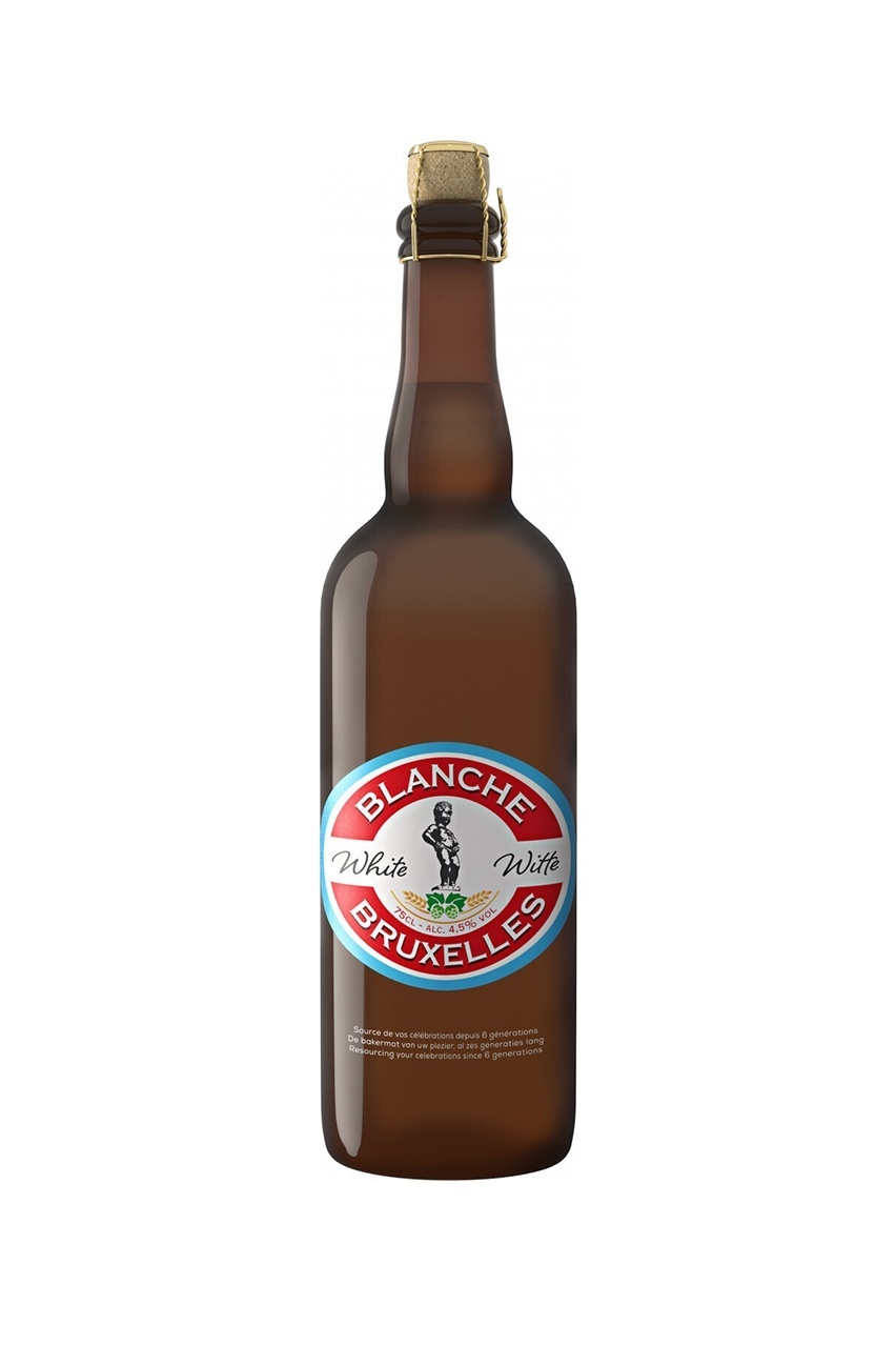 Пиво  Бланш де Брюссель, светлое, нефильтрованное, 0.75л