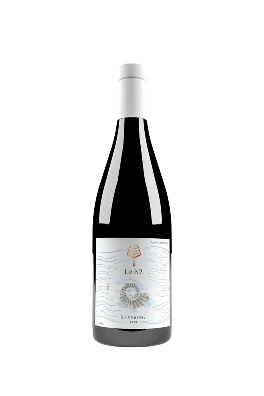 Вино Le K2 В глубине, ЗГУ Крым, белое, сухое, 0.75л