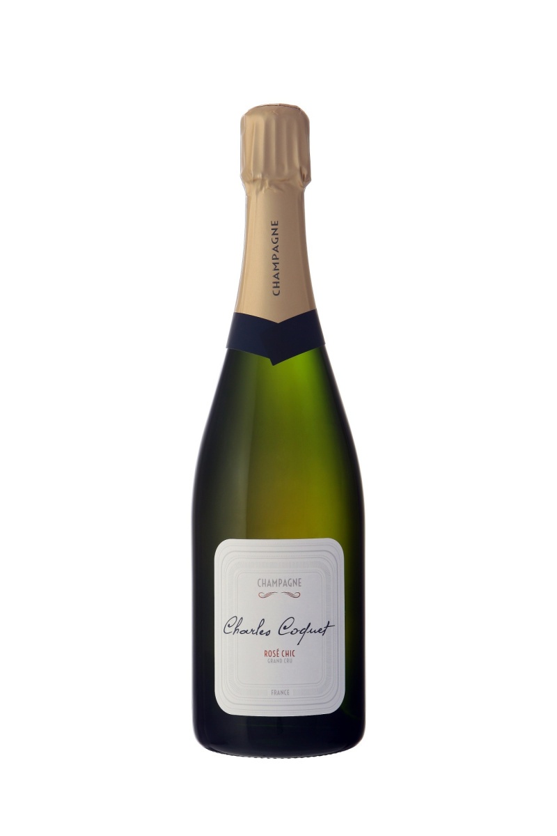 Шампанское Шарль Коке Розе Шик Гран Крю, брют, розовое, 0.75л