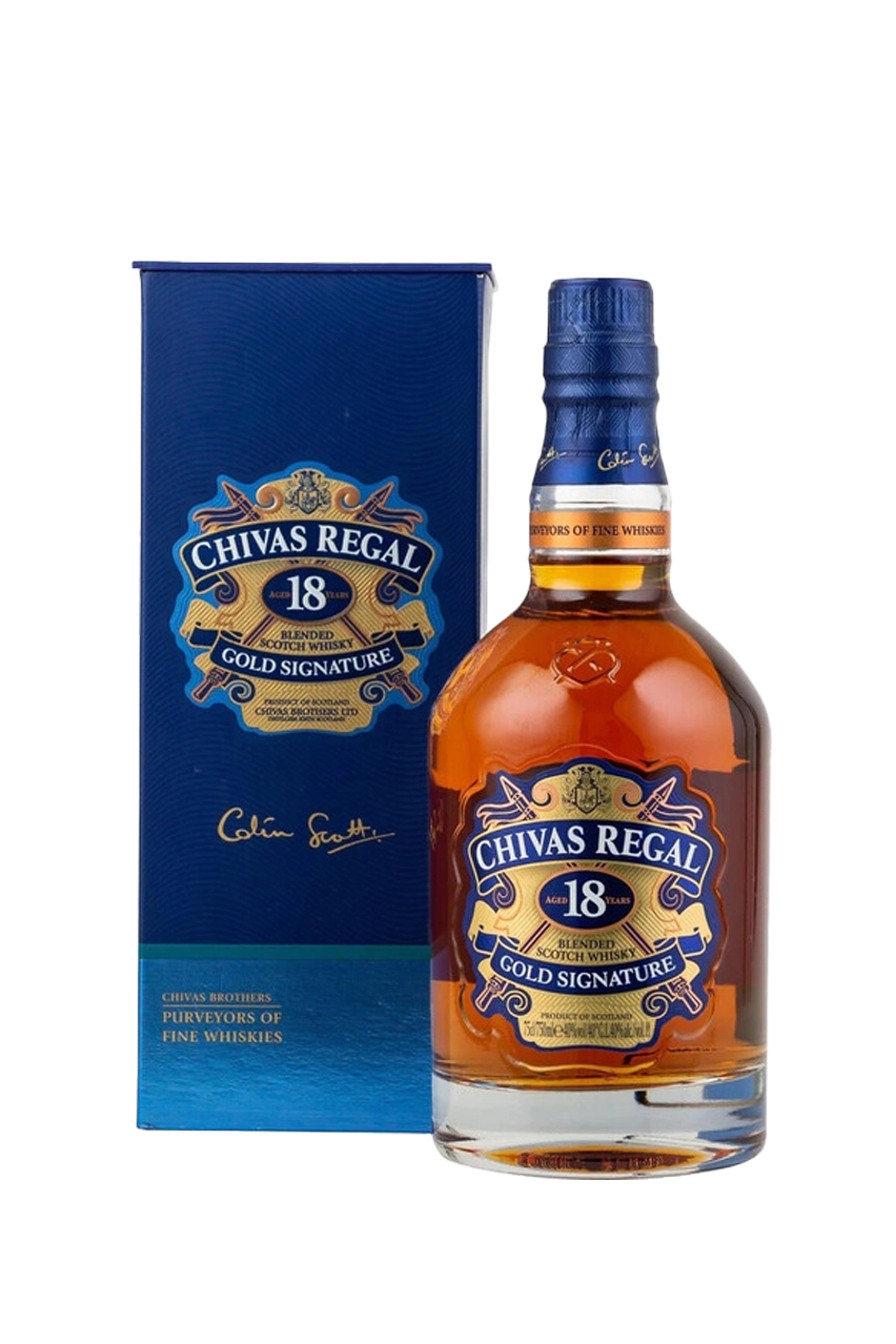 Виски Чивас Ригал 18 лет, в подарочной упаковке, 0.75л