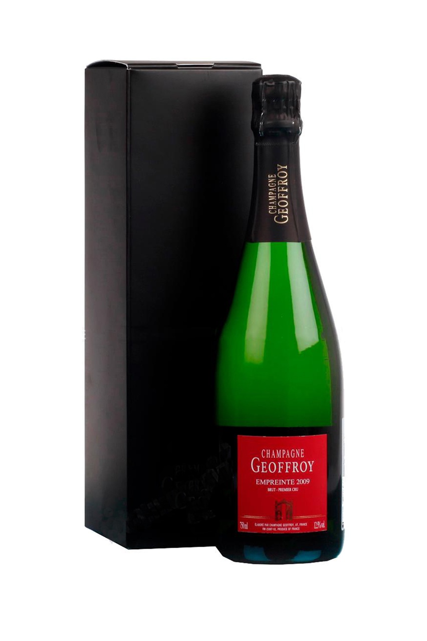 Шампанское Жофруа Ампарант Премье Крю, экстра брют в подарочной упаковке, 0.75л