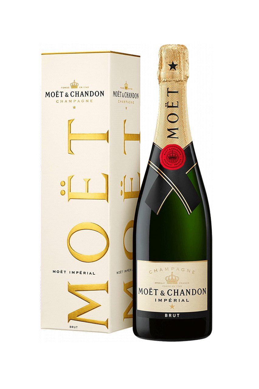 Шампанское Моет & Шандон Империал, в подарочной упаковке, белое, сухое, 0.75