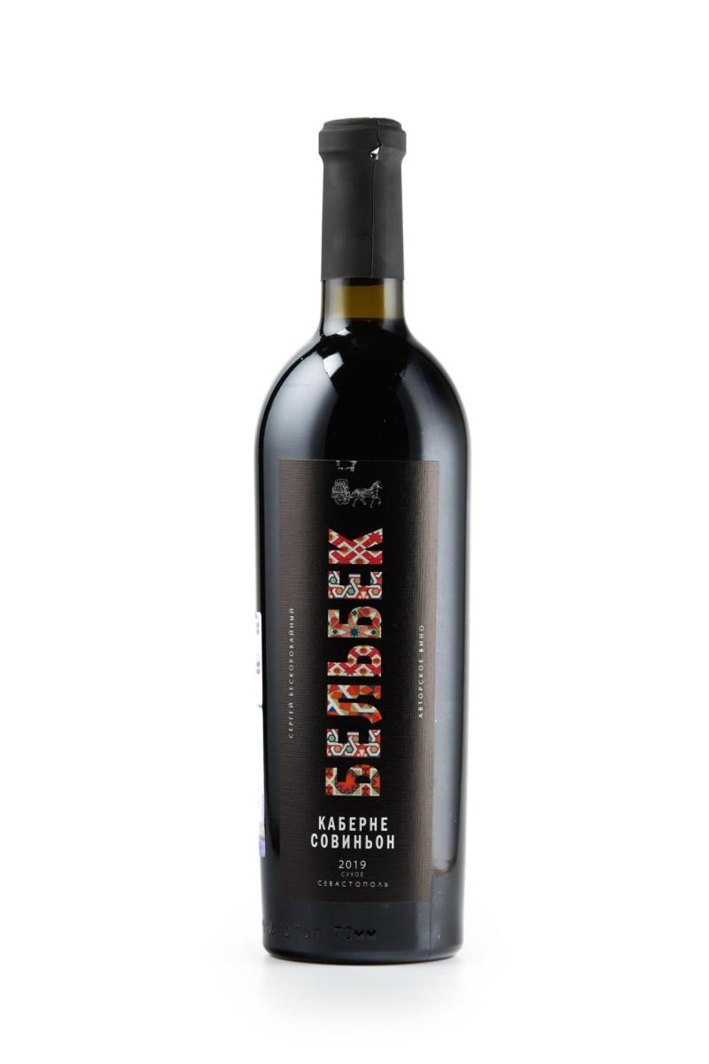 Вино Бельбек Каберне Совиньон, красное, сухое, 0.75л
