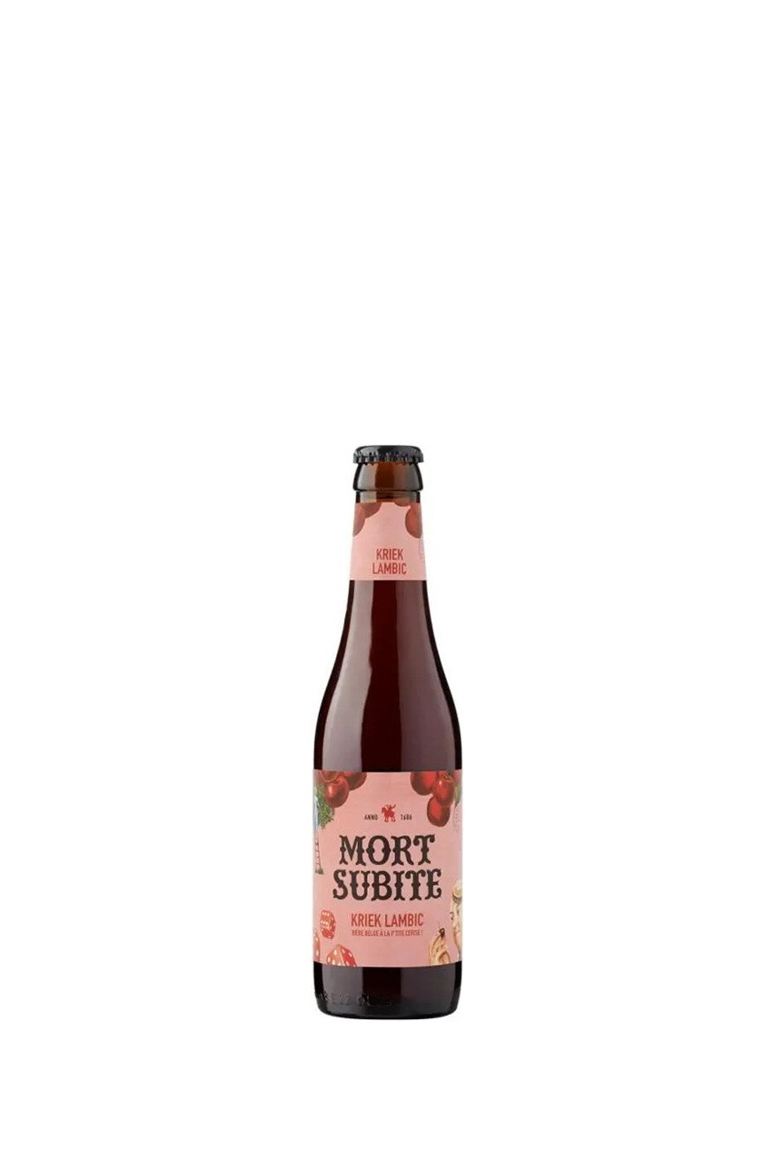 Пиво Морт Сюбите Ламбик Крик, красное, фильтрованное, 0.33л