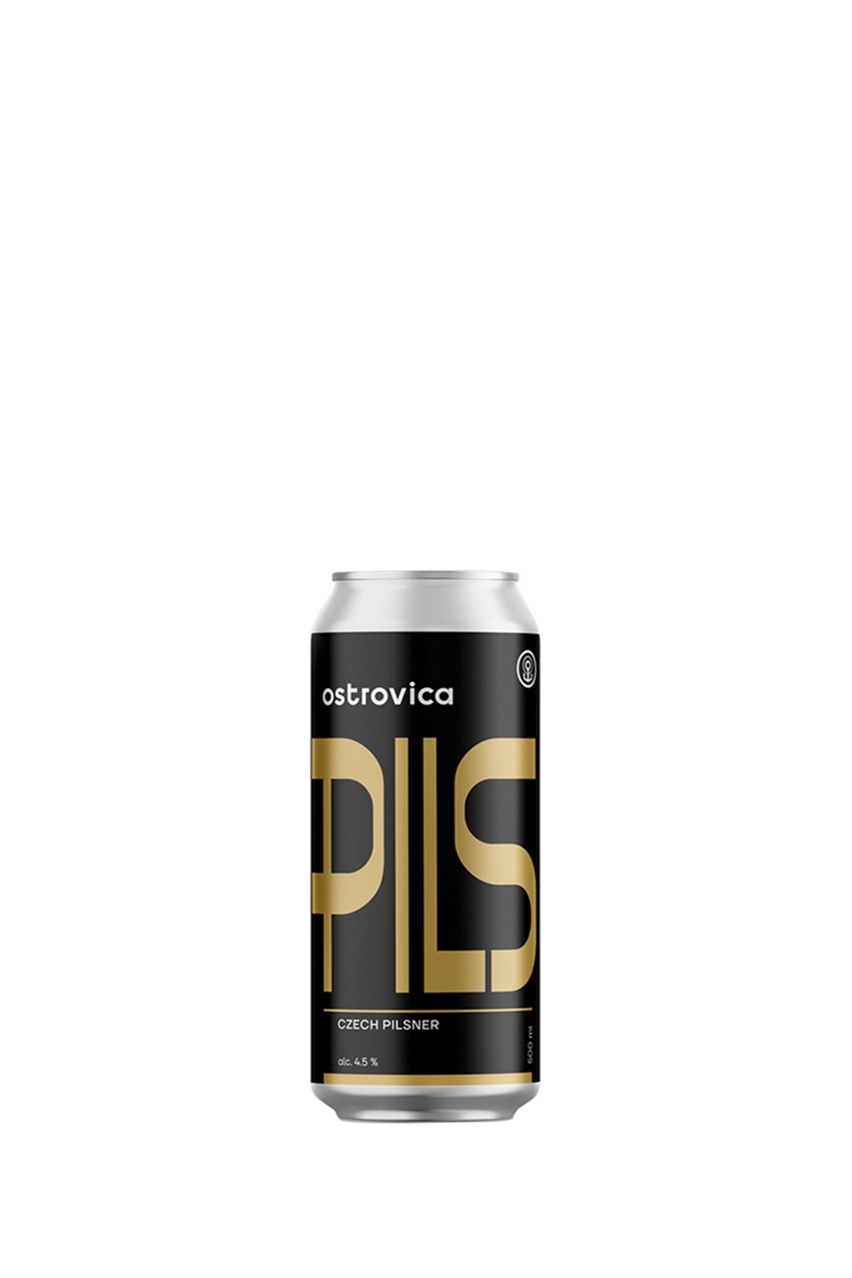 Пиво Островица Пилс, светлое, нефильтрованное, 0.5л