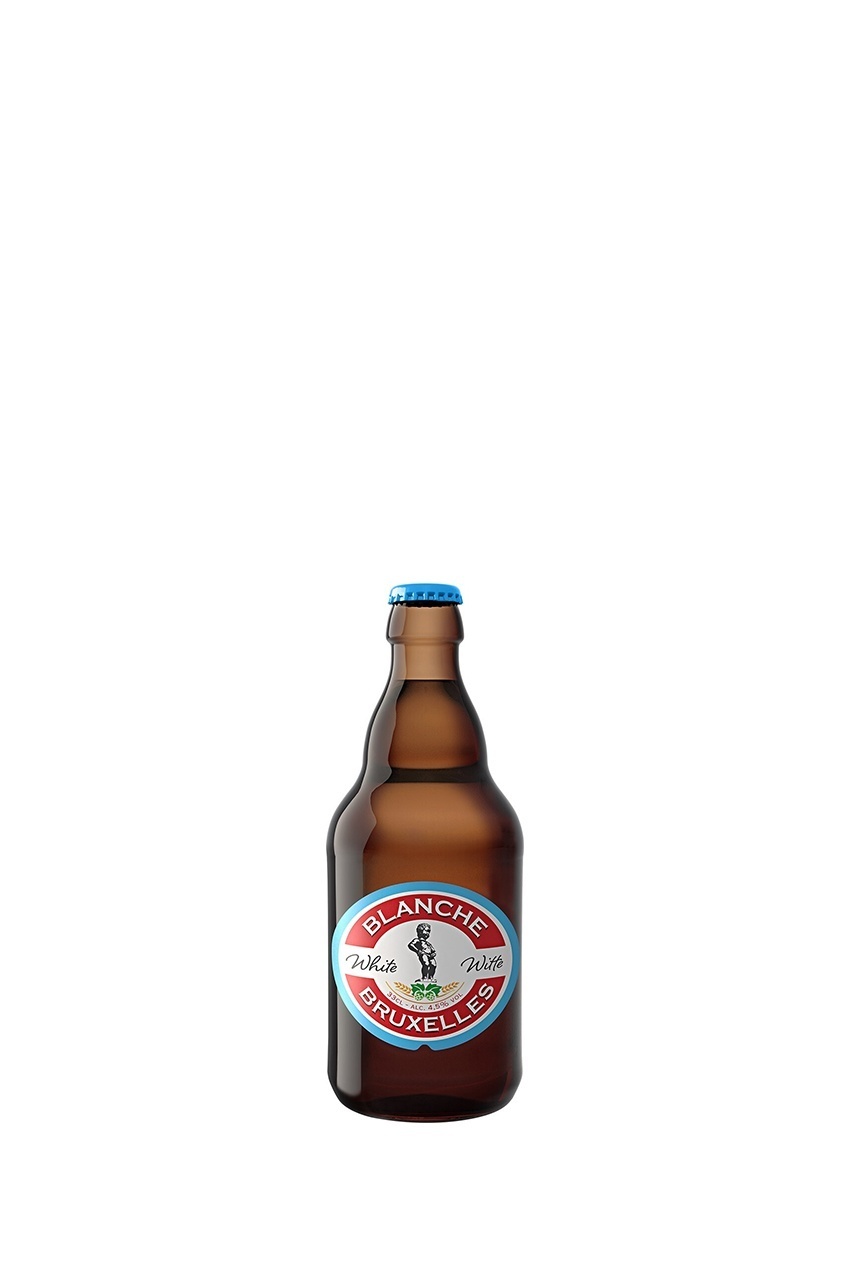 Пиво Бланш де Брюссель, светлое, нефильтрованное, 0.33л