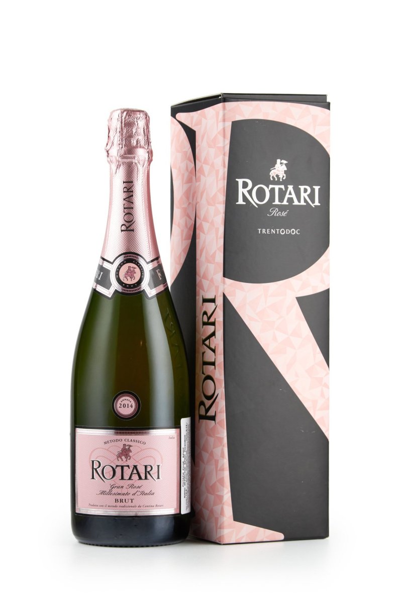 Игристое вино Ротари, розовое, брют, 0.75л