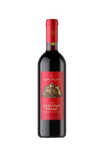 ВИНО АЛЬМА ВАЛЛЕЙ КАБЕРНЕ ФРАН КРЫМ красное сухое 0,75л 