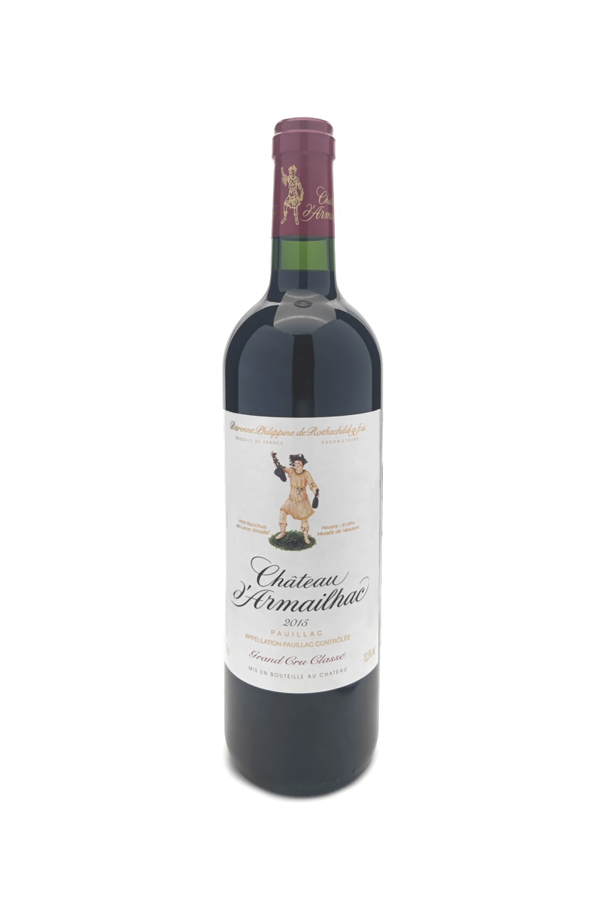 Вино Шато д'Армайяк Гран Крю 2015, красное, сухое, 0.75л