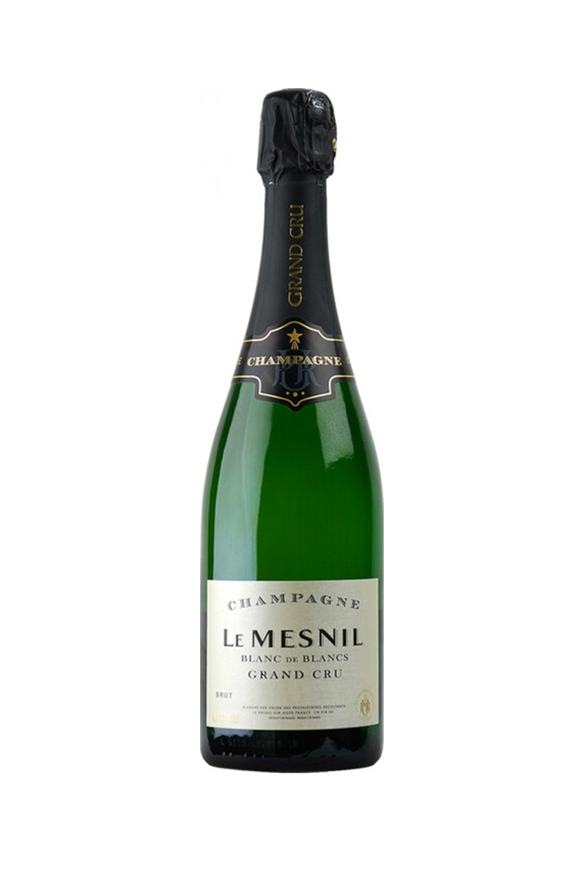 Шампанское Ле Мениль Блан де Блан Гран Крю, белое, брют, 0.75л