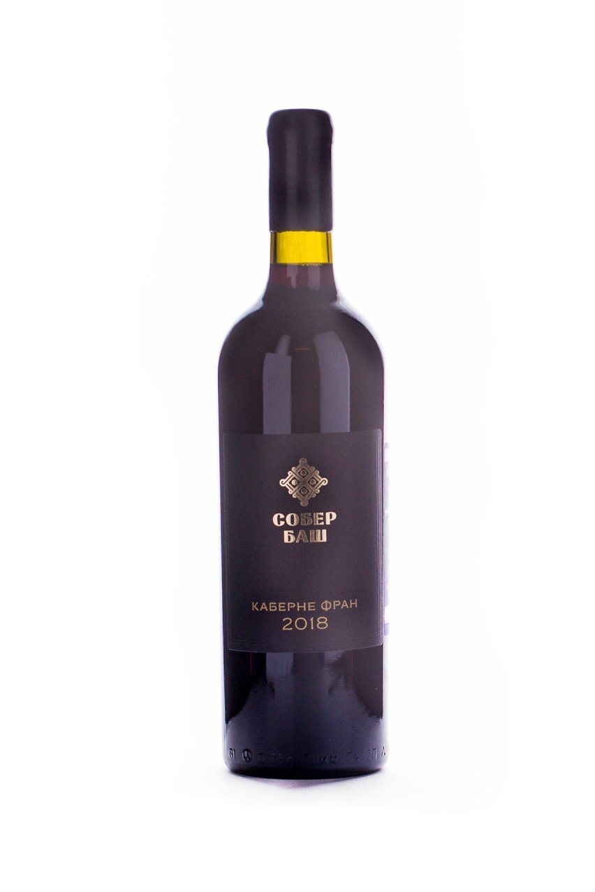 Вино Собер Баш Каберне Фран резерв, красное, сухое, 0.75л