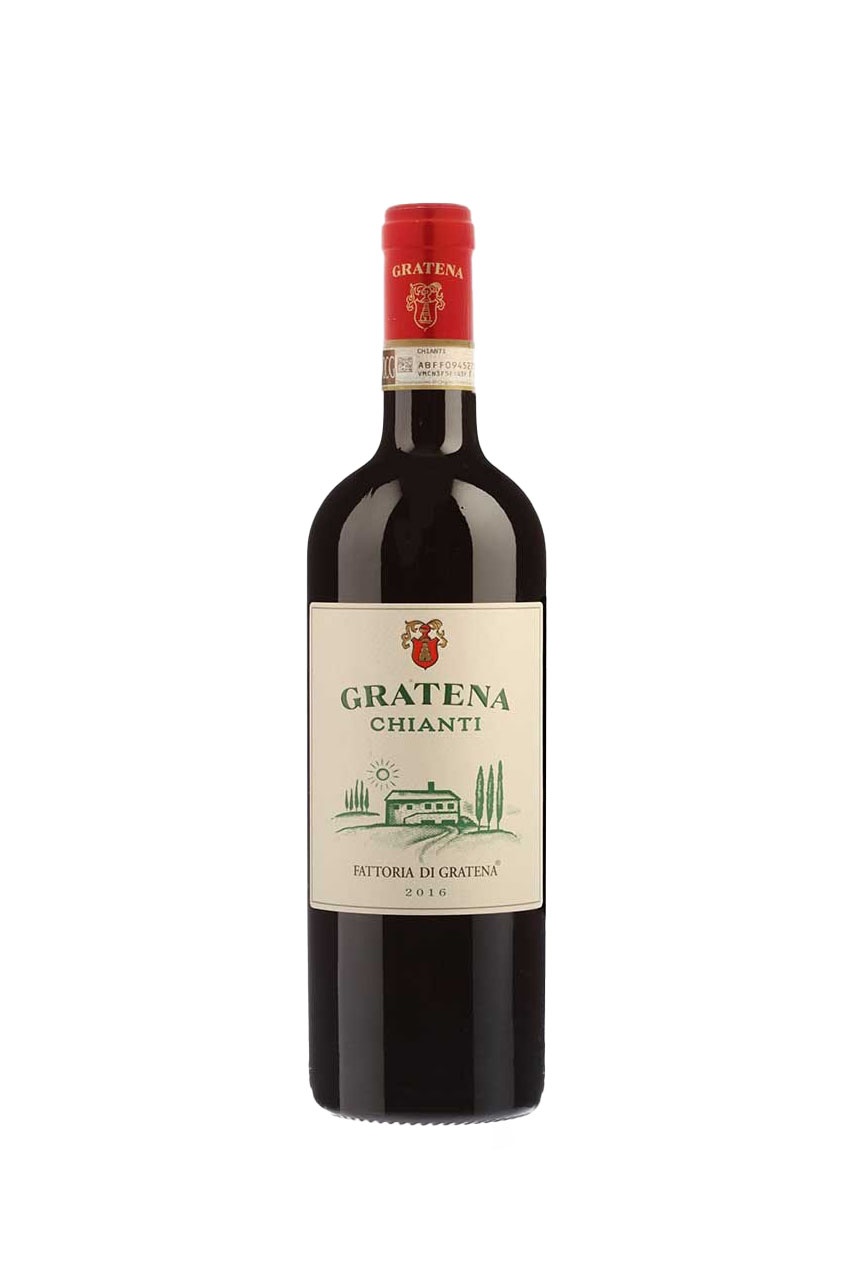 Вино Гратена Кьянти, DOCG, красное, сухое, 0.75л