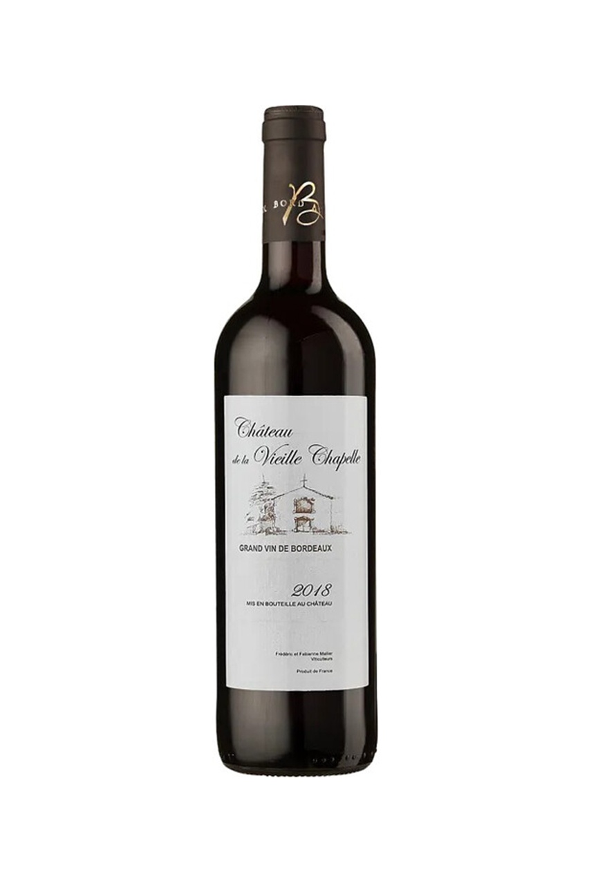 Вино Шато де ла Вьей Шапель, Традисьон, AOC, красное, сухое, 0.75л