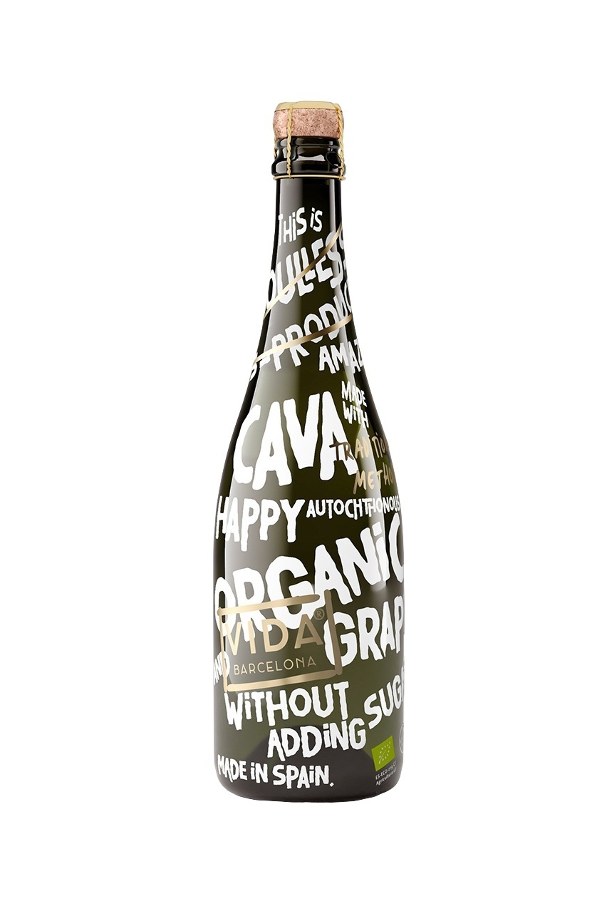 Игристое вино Органик Кава Брют Натюр, белое, экстра брют, 0.75л